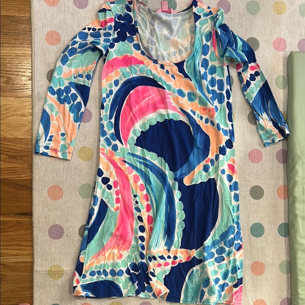 Lilly Pulitzer Multicolor Scoop Neck Dress